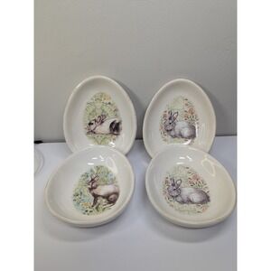 Pottery Barn Easter Egg Shape Bowl Set‎
